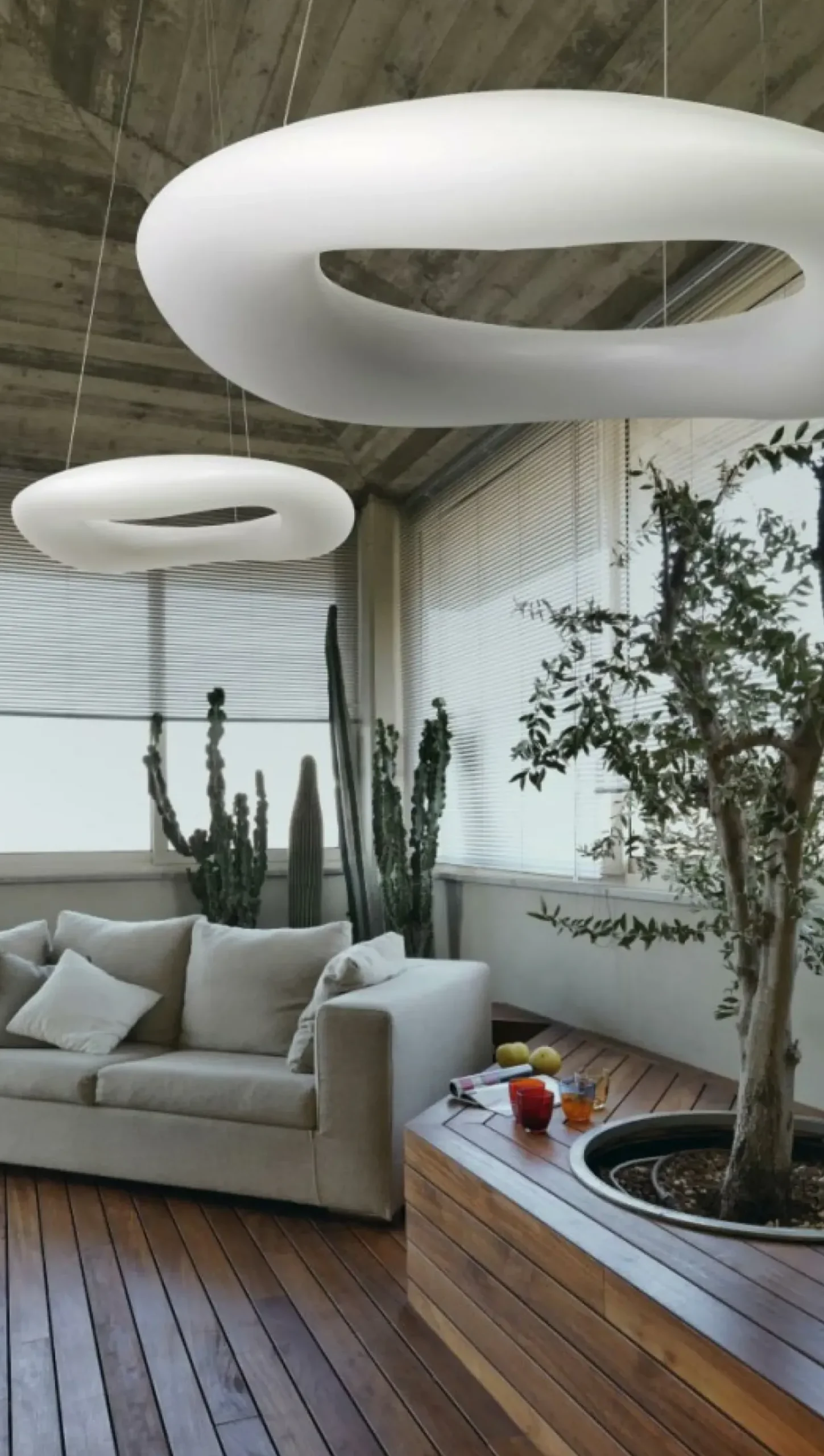 Sklep Kaja Lampa wisząca AZ2674 - Donut Pendant 75 CCT - AZZARDO biały Clearance