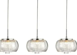 Sklep Kaja Lampa wisząca AZ2453 - Rego 3 line - AZZARDO chrom New