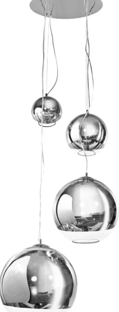 Sklep Kaja Lampa wisząca AZ2531 - Silver ball 4 - AZZARDO chrom Store