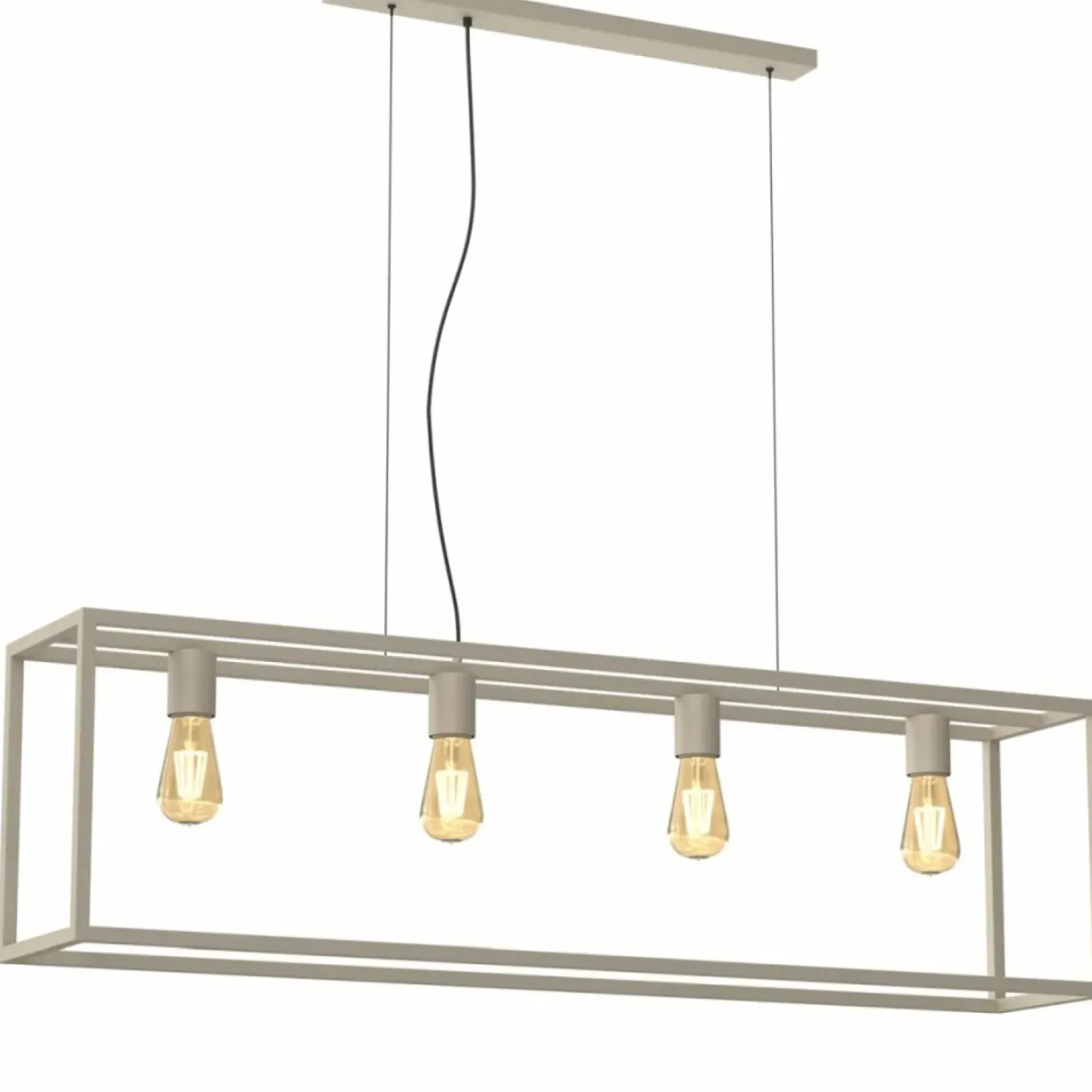 Sklep Kaja Lampa wisząca beżowa skrzynka do kuchni LX 4429 FRAME | Kaja Best