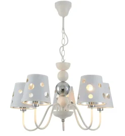 Sklep Kaja Lampa wisząca biała do salonu LEDEA 50205110 BATLEY | Kaja Oświetlenie Flash Sale
