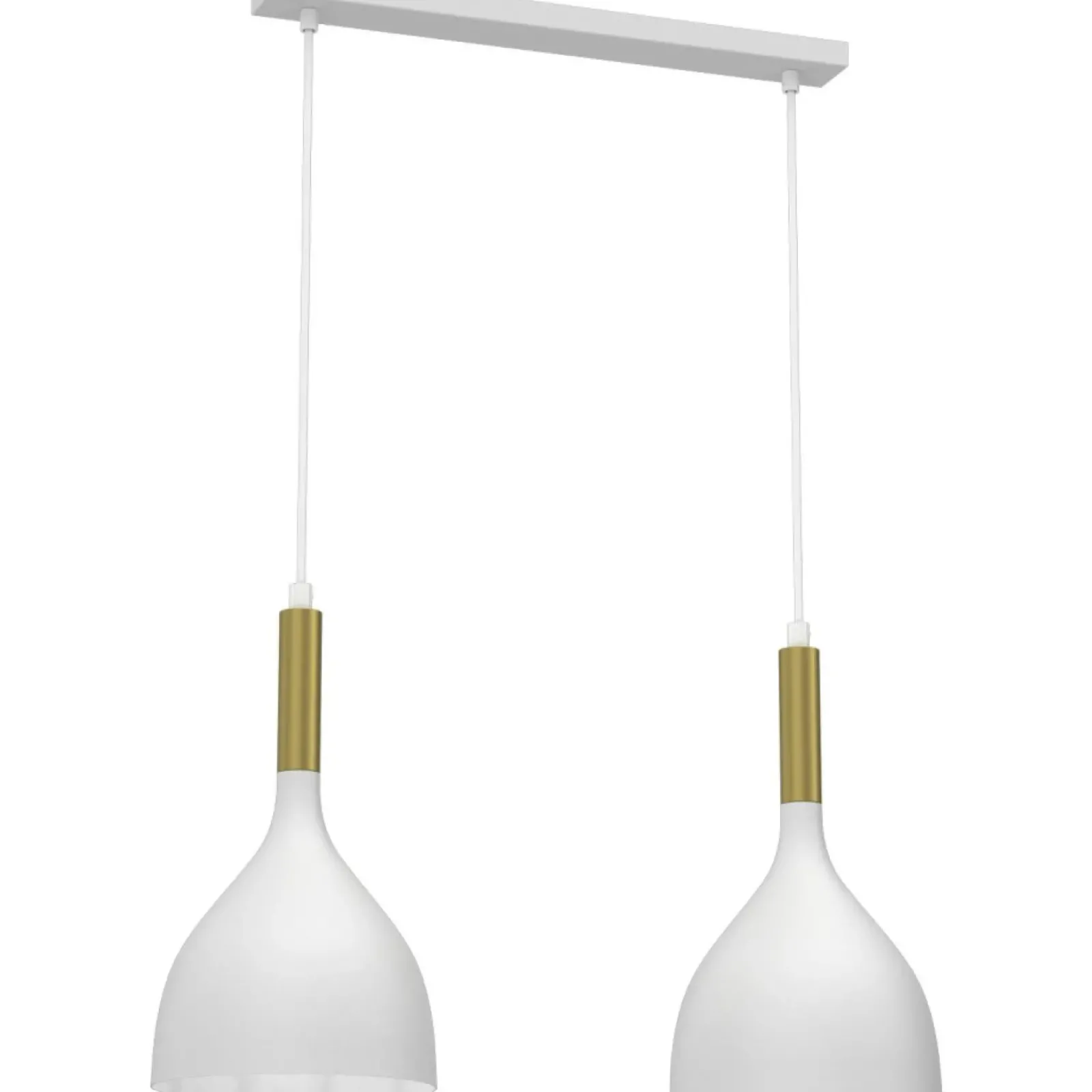 Sklep Kaja Lampa wisząca, biała, w stylu skandynawskim LX 3956 z serii NOAK Store