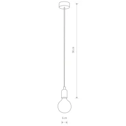 Sklep Kaja Lampa wisząca przewód z oprawką 6403 SILICONE | Kaja Oświetlenie biały Flash Sale