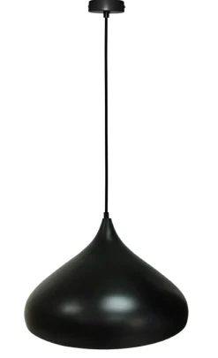 Sklep Kaja Lampa wisząca czarna regulowana LEDEA 50101267 VIBORG | Kaja Fashion