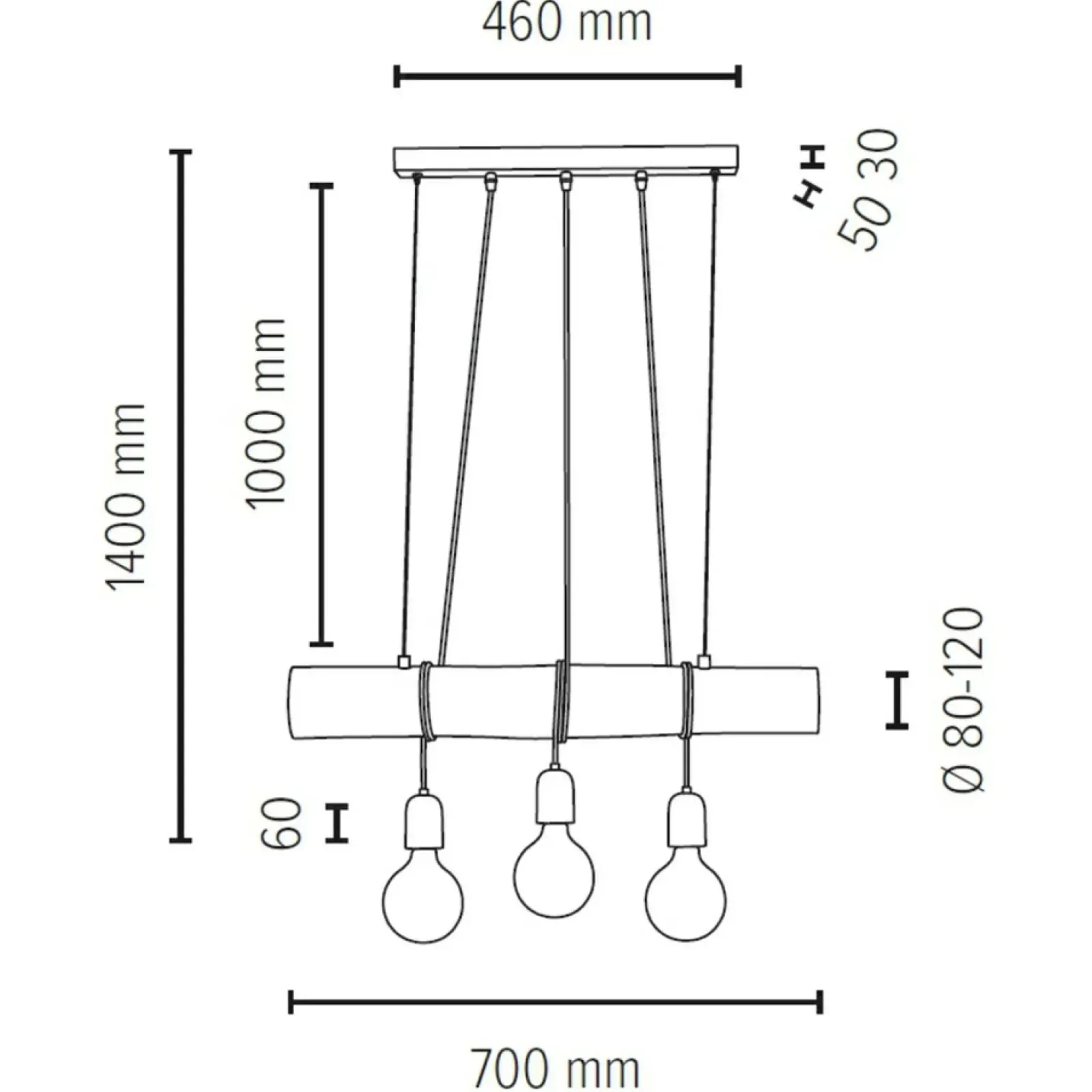 Sklep Kaja Lampa wisząca łącząca drewno z betonem 68599304 TRABO CONCRETE | Kaja Shop