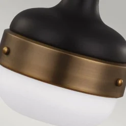 Sklep Kaja Lampa wisząca, czerń i mosiądz FE-CADENCE-1P-MB z serii CADENCE Fashion