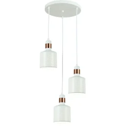 Sklep Kaja Lampa wisząca do jadalni PND-2439-3-WH RESTENZA | Kaja Oświetlenie biały Shop