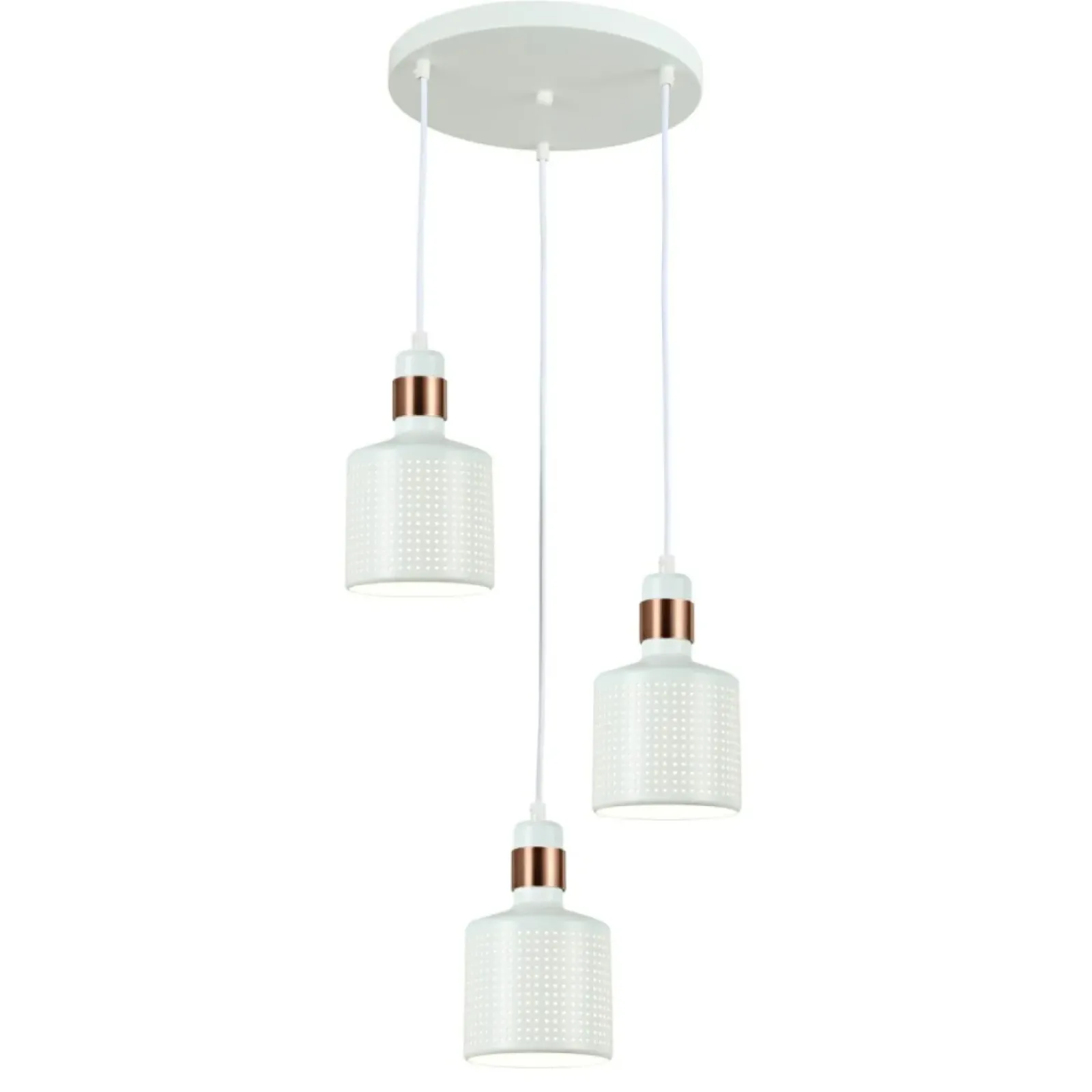 Sklep Kaja Lampa wisząca do jadalni PND-2439-3-WH RESTENZA | Kaja Oświetlenie biały Shop