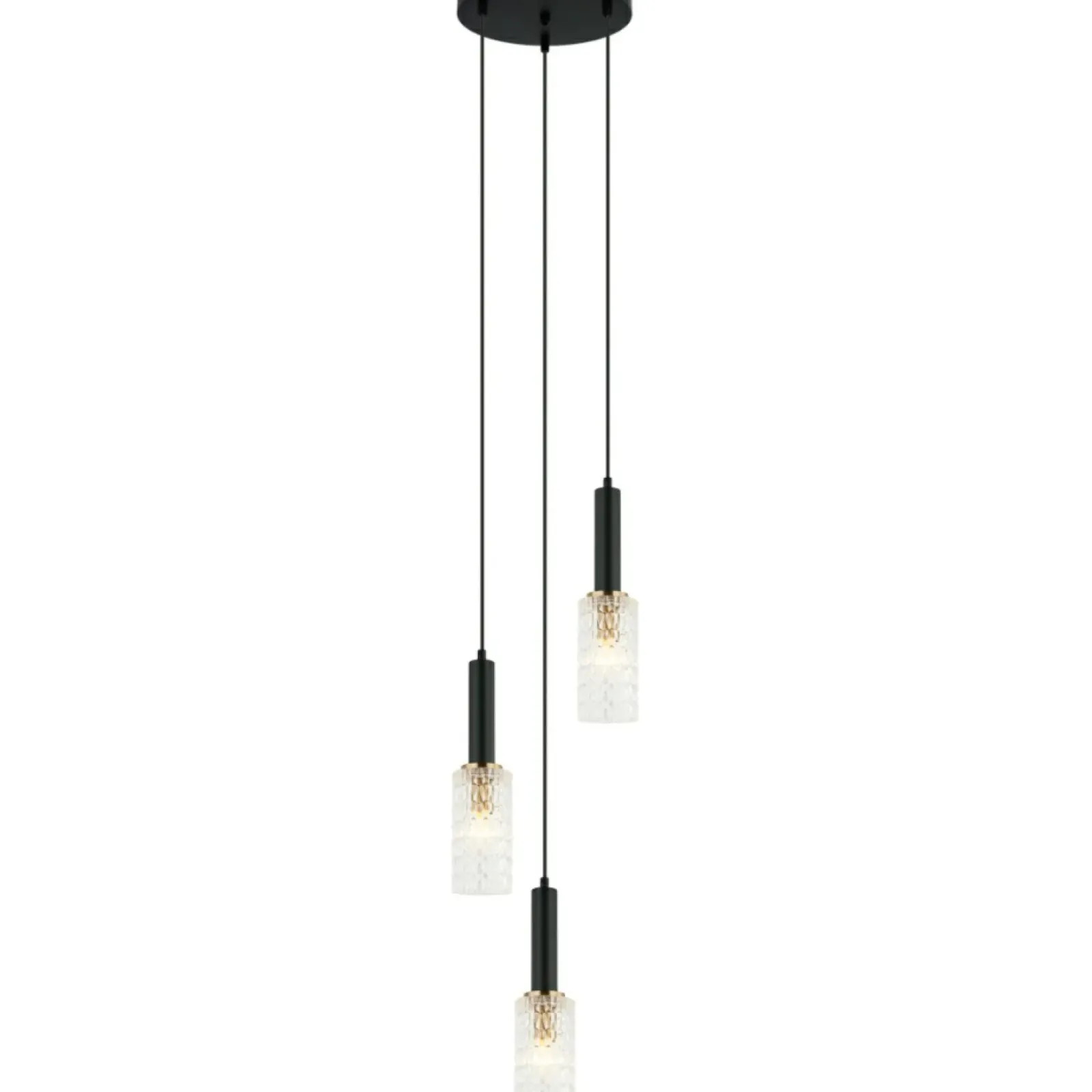 Sklep Kaja Lampa wisząca do jadalni PND-43363-3 BK+BR PEROLA | Kaja Oświetlenie Flash Sale
