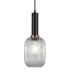 Sklep Kaja Lampa wisząca do jadalni PND-5588-1M-BK+CL ANTIOLA | Kaja Oświetlenie Best Sale