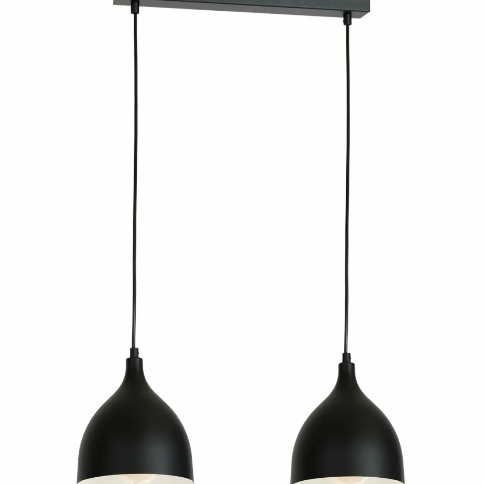 Sklep Kaja Lampa wisząca do kuchni, czarne klosze LX 6222 z serii NOAK | Kaja czarny Best