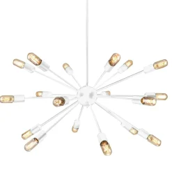 Sklep Kaja Lampa wisząca do loftowego wnętrza, lampa atom AZ1658 ORBIT | Kaja biały Sale