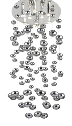 Sklep Kaja Lampa wisząca do nowoczesnego salonu AZ2574 LUVIA E | Kaja chrom Clearance