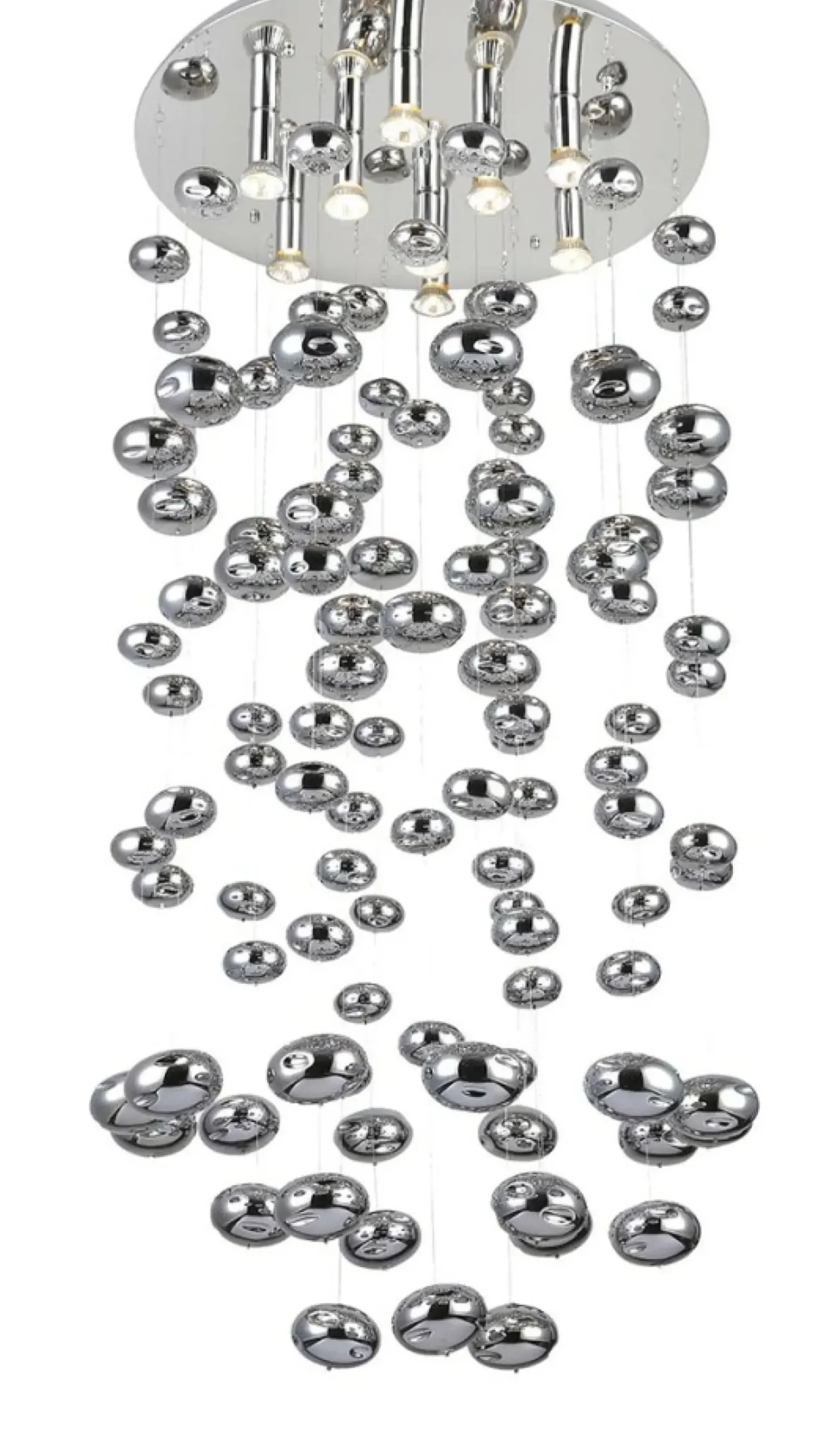Sklep Kaja Lampa wisząca do nowoczesnego salonu AZ2574 LUVIA E | Kaja chrom Clearance