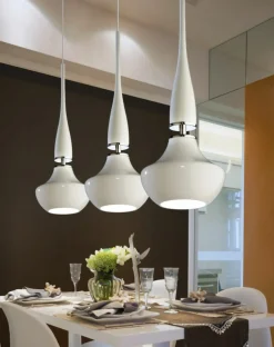 Sklep Kaja Lampa wisząca do oświetlenia wyspy kuchennej AZ0260 TASOS | Kaja biały Flash Sale