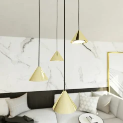 Sklep Kaja Lampa wisząca do salonu 1329/4PREM ELIT 4 PREMIUM GOLD | Kaja Clearance