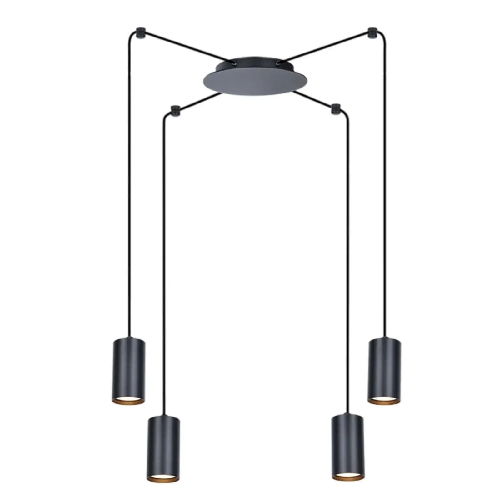 Sklep Kaja Lampa wisząca do samodzielnego ustawienia K-4897 PUERTO | Kaja czarny New