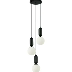 Sklep Kaja Lampa wisząca do sypialni PND-02340-3S-BK ALDEVA | Kaja Oświetlenie Cheap