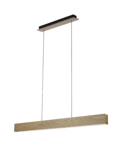 Sklep Kaja Lampa wisząca drewniana belka ze światłem LED AZ2700 LARIA WOOD | Kaja drewno Cheap
