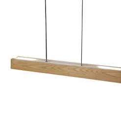 Sklep Kaja Lampa wisząca drewniana belka ze światłem LED AZ2700 LARIA WOOD | Kaja drewno Cheap