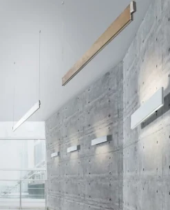 Sklep Kaja Lampa wisząca drewniana listwa LED nad stół AZ1686 NORMAN XL | Kaja drewno Fashion