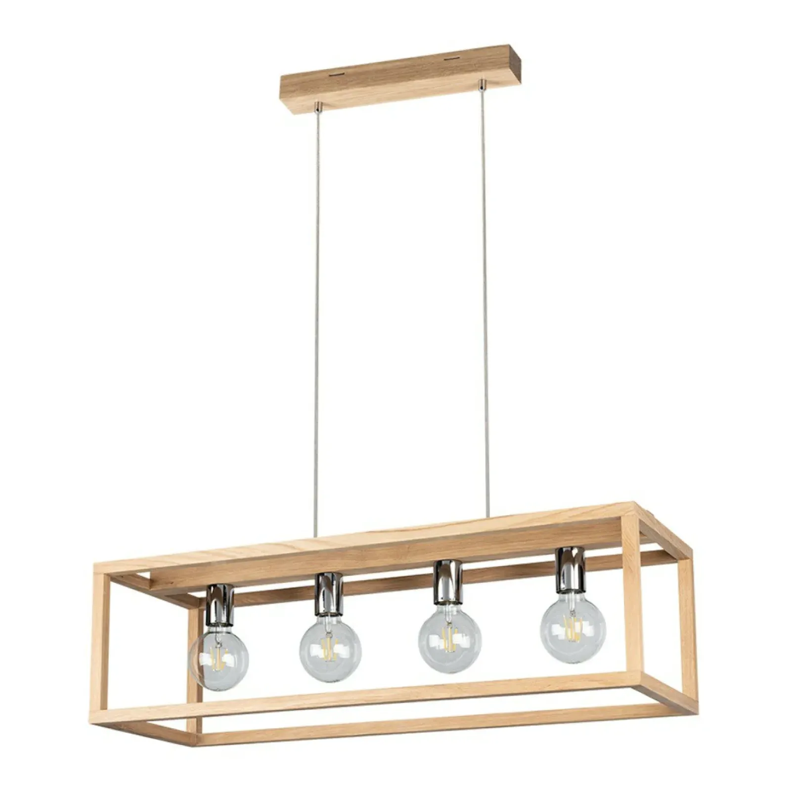 Sklep Kaja Lampa wisząca drewniana skrzynka wisząca 61500474 KAGO | Kaja Sale
