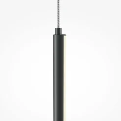 Sklep Kaja Lampa wisząca, długa tuba, do kuchni MOD246PL-L12BK z serii HALO Best Sale
