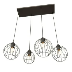 Sklep Kaja Lampa wisząca idealna do nowoczesnej kuchni 1369/4 z serii NANDO czarny Flash Sale
