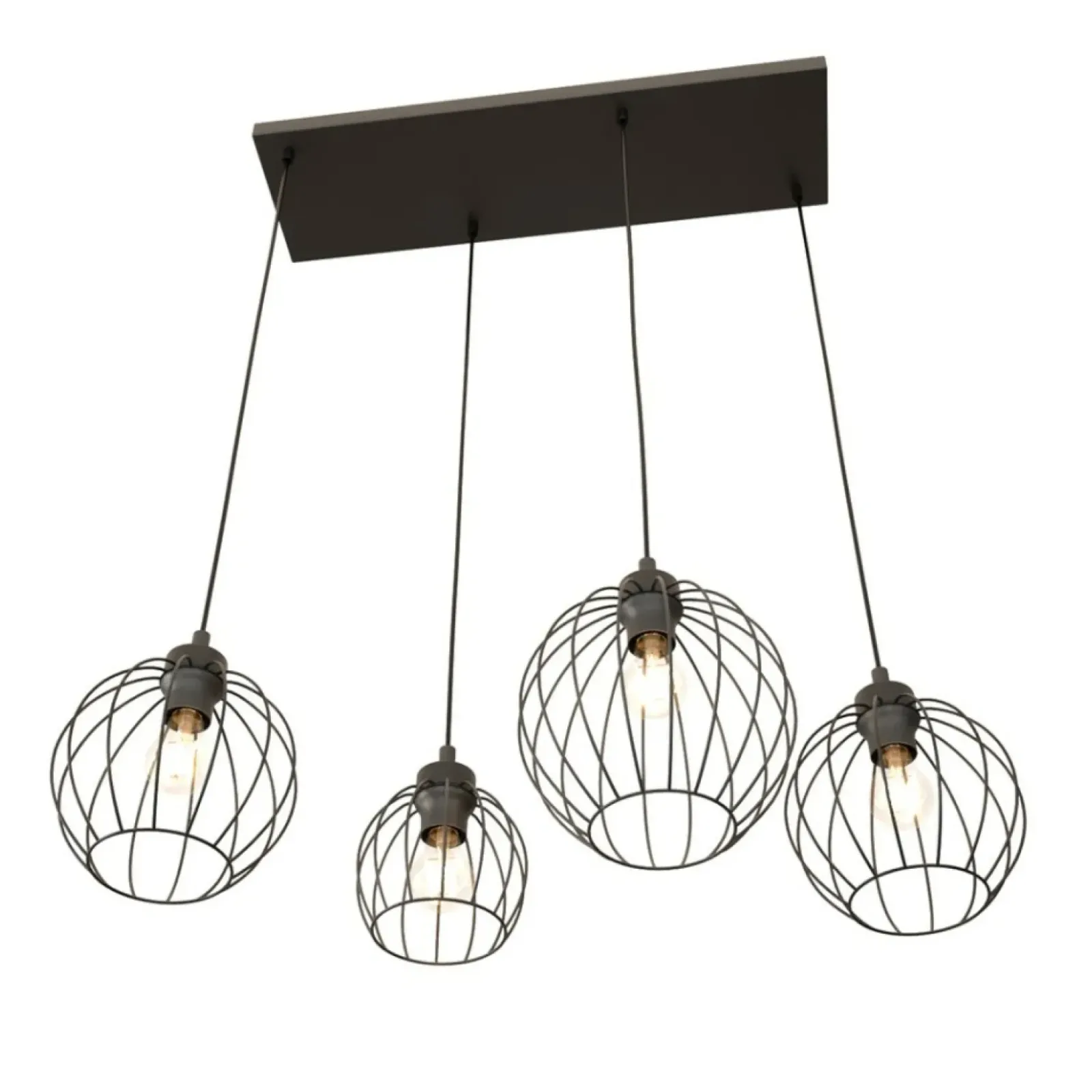 Sklep Kaja Lampa wisząca idealna do nowoczesnej kuchni 1369/4 z serii NANDO czarny Flash Sale