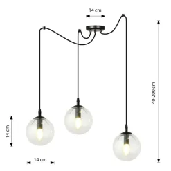 Sklep Kaja Lampa wisząca idealna do oświetlenia salonu 936/3 | Kaja Oświetlenie Discount