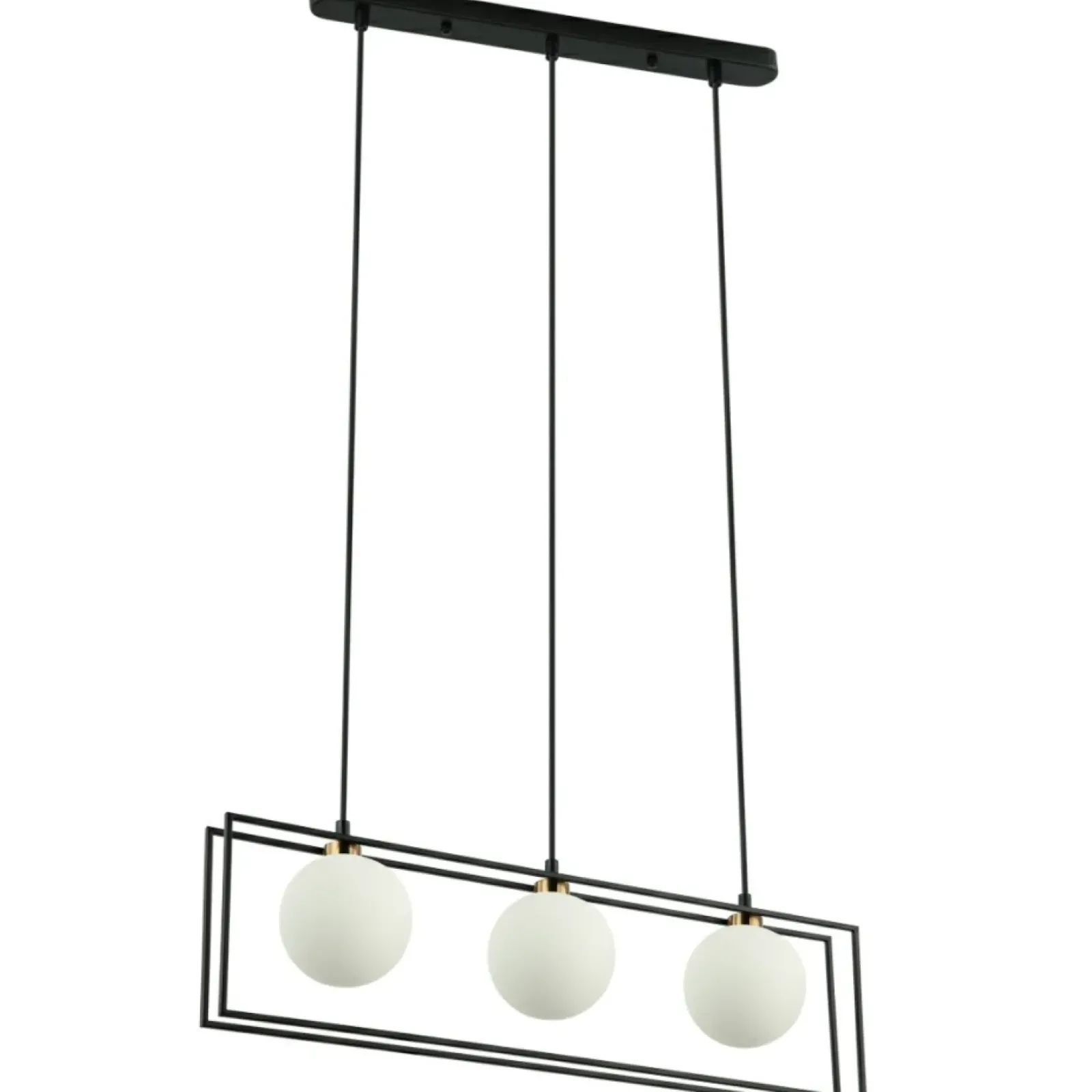 Sklep Kaja Lampa wisząca idealna nad stół PND-53423-3-BK GROSETTA | Kaja czarny Store