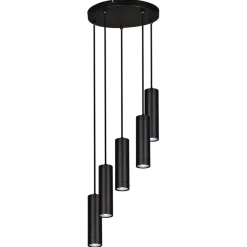 Sklep Kaja Lampa wisząca kaskada ch tub K-4437 DOPIK | Kaja Oświetlenie czarny Cheap