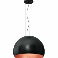 Sklep Kaja Lampa wisząca, klosz w kolorze czerni i miedzi LX 1625 z serii COMPO Online