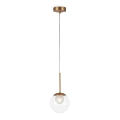 Sklep Kaja Lampa wisząca, kloszem średnica 15cm MOD521PL-01G1 z serii BASIC FORM Outlet