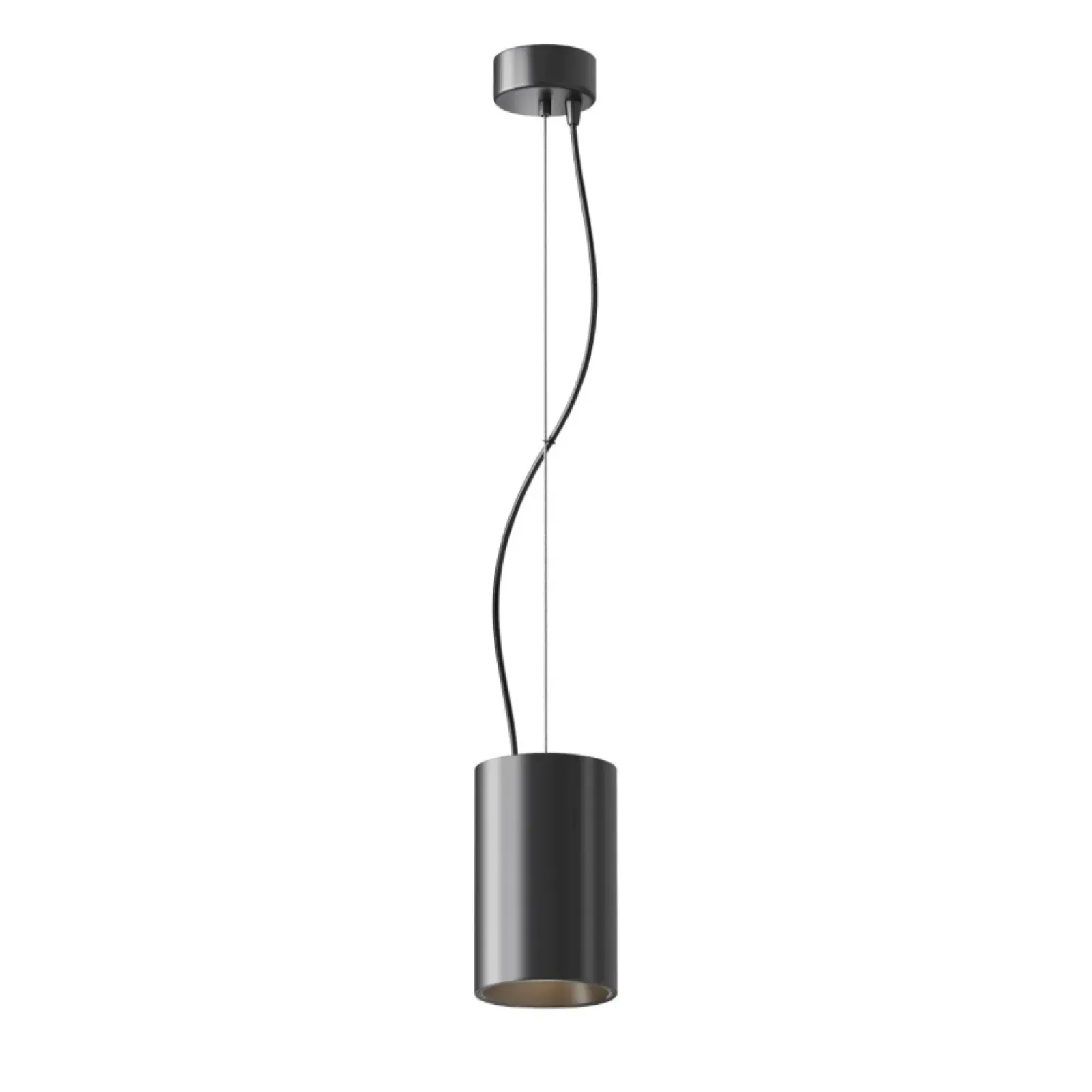 Sklep Kaja Lampa wisząca, krótka, czarna tuba P089PL-25W3K-B z serii EFIR Discount