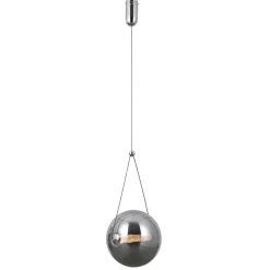 Sklep Kaja Lampa wisząca, kula, wbudowany LED PND-34361-L-CH-SG z serii RASTIA Best Sale