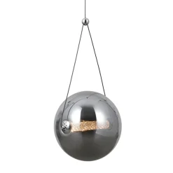 Sklep Kaja Lampa wisząca, kula, wbudowany LED PND-34361-L-CH-SG z serii RASTIA Best Sale