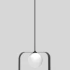 Sklep Kaja Lampa wisząca kwadrat z kloszem LEDEA 50101074 TULA | Kaja Oświetlenie Best Sale
