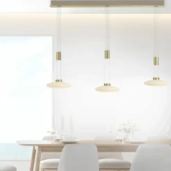 Sklep Kaja Lampa wisząca LED 3 źródła, barwa ciepła 2081-60 z serii LAUTADA mosiądz Cheap