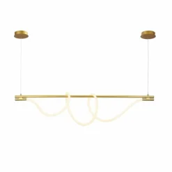 Sklep Kaja Lampa wisząca LED - świecący sznur ABR-HILTON-SG-38W SPIRALI | Kaja złoty Online