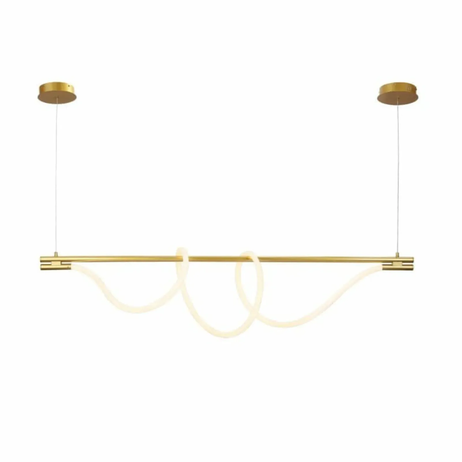 Sklep Kaja Lampa wisząca LED - świecący sznur ABR-HILTON-SG-38W SPIRALI | Kaja złoty Online