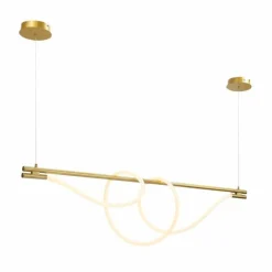 Sklep Kaja Lampa wisząca LED - świecący sznur ABR-HILTON-SG-38W SPIRALI | Kaja złoty Online
