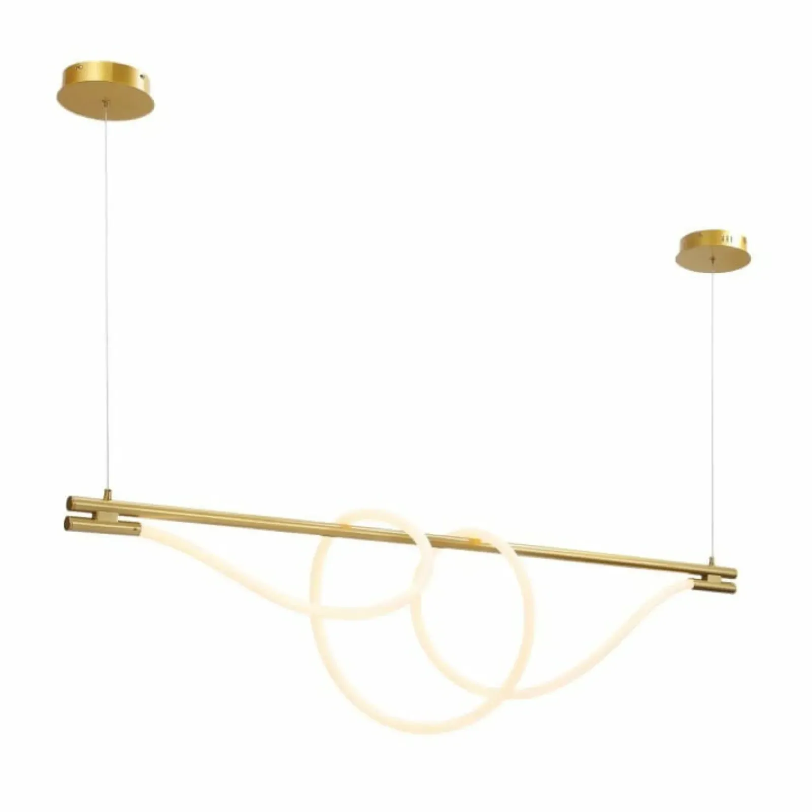 Sklep Kaja Lampa wisząca LED - świecący sznur ABR-HILTON-SG-38W SPIRALI | Kaja złoty Online