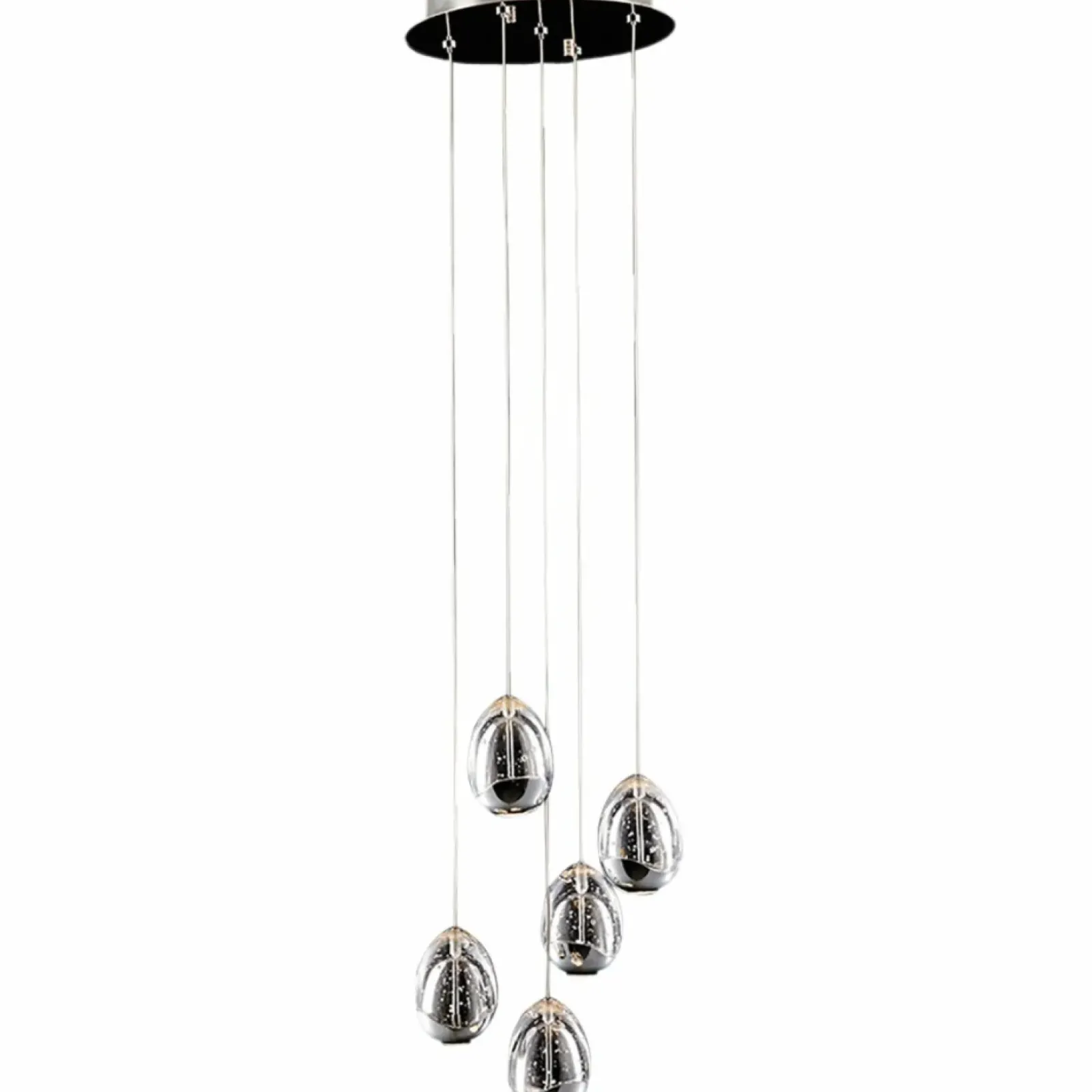 Sklep Kaja Lampa wisząca LED do salonu PND-22112132-5A-CR HUELTO | Kaja Clearance