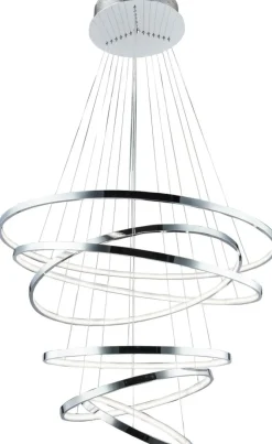 Sklep Kaja Lampa wisząca LED do wysokiego wnętrza AZ2990 WHEEL LONG DIMM | Kaja chrom New