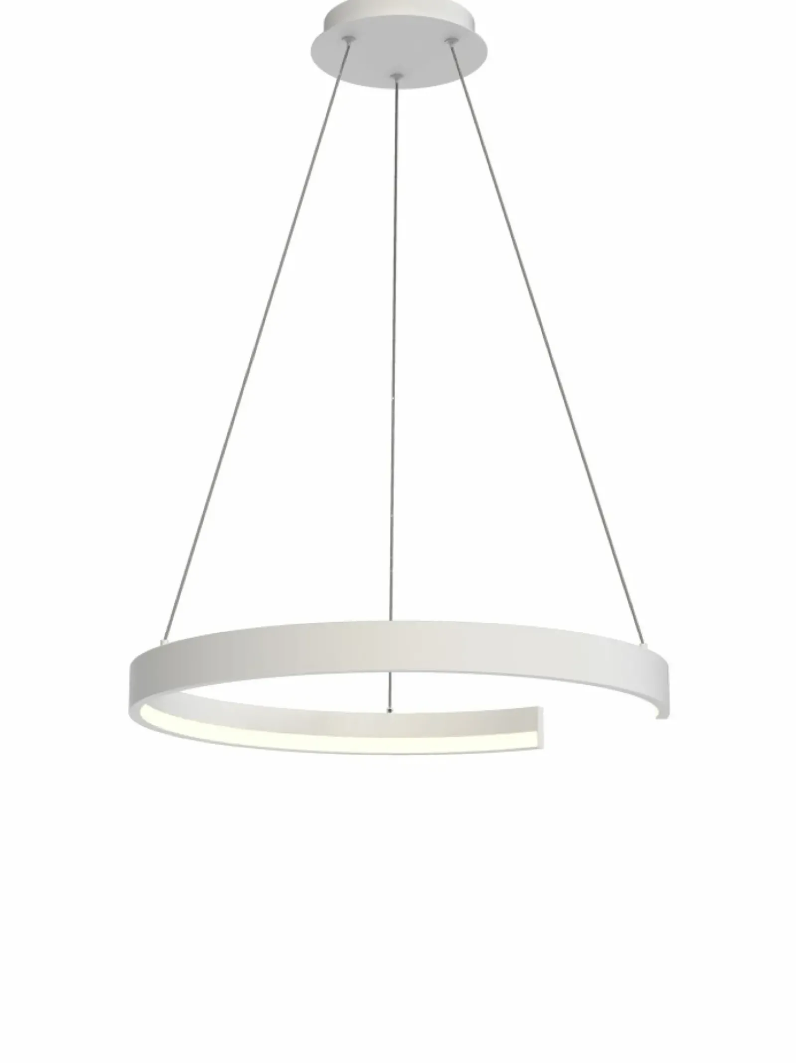 Sklep Kaja Lampa wisząca LED na bazie koła, do salonu WF 6081-0106 FANNE | Kaja biały Online