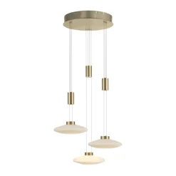 Sklep Kaja Lampa wisząca LED na okrągłej podstawie 2082-60 z serii LAUTADA | Kaja mosiądz Cheap