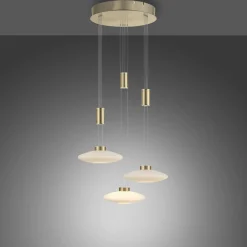 Sklep Kaja Lampa wisząca LED na okrągłej podstawie 2082-60 z serii LAUTADA | Kaja mosiądz Cheap