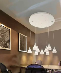 Sklep Kaja Lampa wisząca LED na okrągłej podsufitce AZ3144 DALMATIA | Kaja biały Online