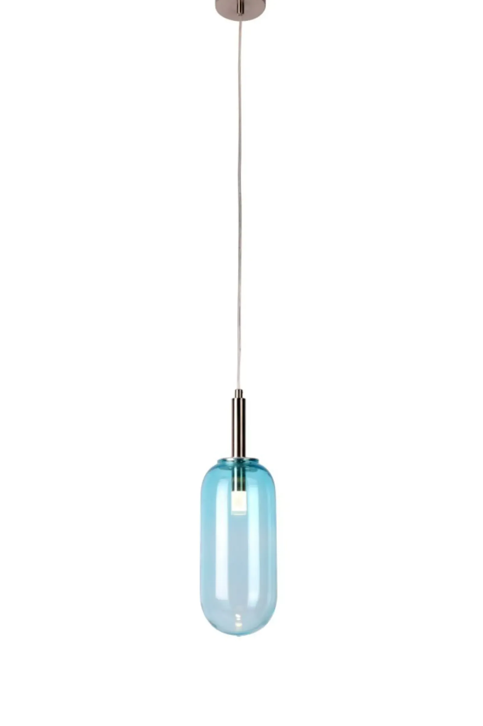 Sklep Kaja Lampa wisząca LED niebieski klosz LEDEA 50133213 FIUGGI | Kaja Flash Sale